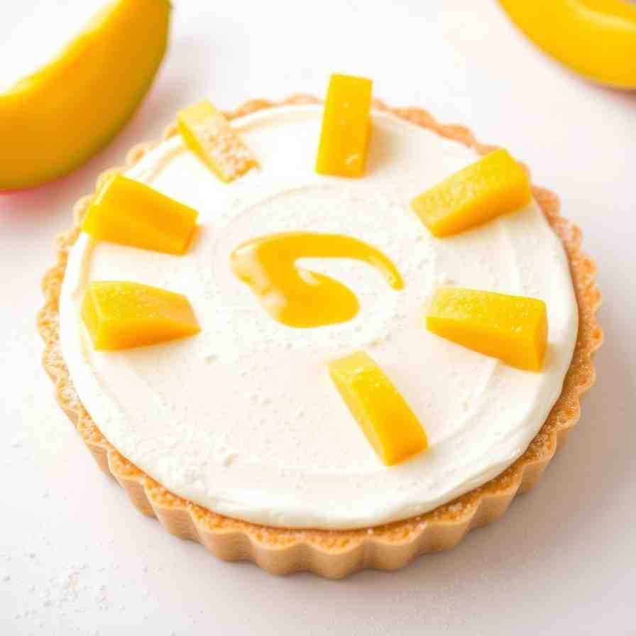 Easy Mango Mousse Tart Recipe - Sweet & Refreshing